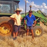 Myles & Angus farm about 800 hectares near Weengallon