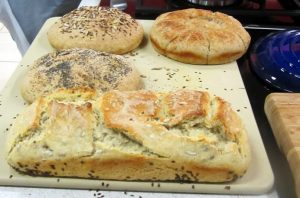 A selection of breads made with Pernille's simple dough recipe