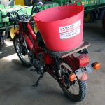 Graham displays his anti-CSG sentiment on the chipper's bikes